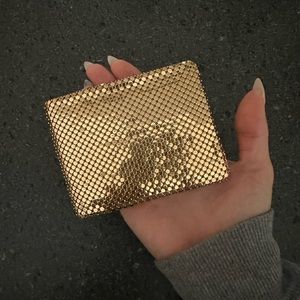Vintage Whiting & Davis gold mesh wallet